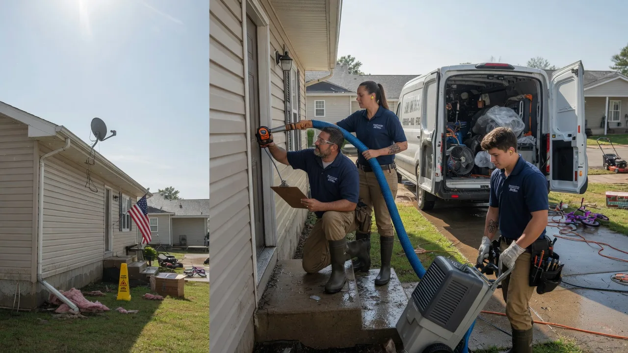 Ceiling Water Damage Restoration in Baltic, SD near me